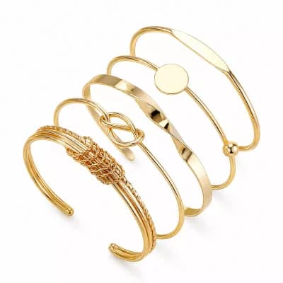 Stackable Cuff Bracelet Set