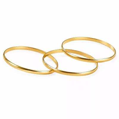 Glossy Round Wrist Bangles
