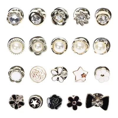 Mini Enamel Brooch Set