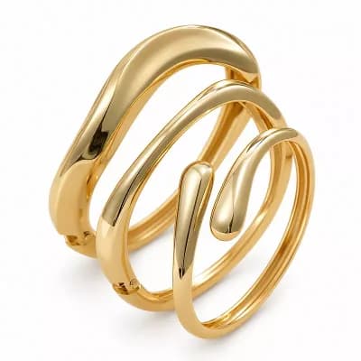 Non Tarnish Bangle Set