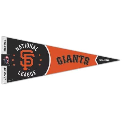 "WinCraft San Francisco Giants 12"" x 30"" America 250 Premium Pennant"