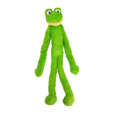 Squeaky Frog Plush Dog Toy