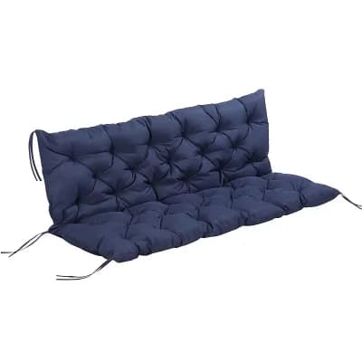 Outdoor Bench Cushion Overstuffed Foam Fits Patio or Garden Bench