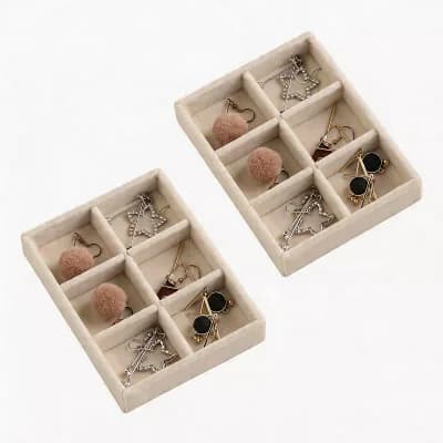 Splendid Frame Small Jewelry Tray Set