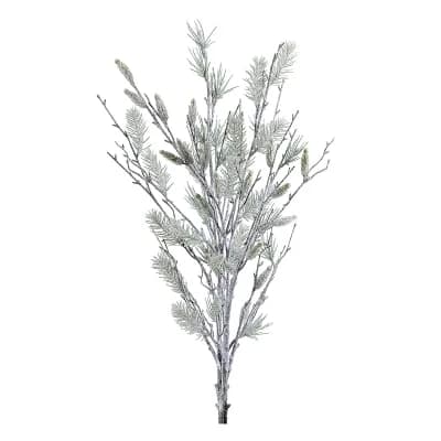 Melrose Snowy Oversized 40-inch Artificial Pine Bundle