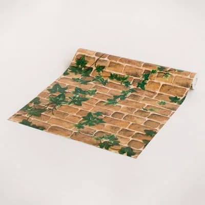 Vine Leaf Self Adhesive Wallpaper Roll Removable Wall Paper for Bedroom Bathroom