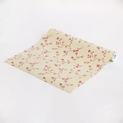 Floral Sprig Peel and Stick Wallpaper Roll Self Adhesive Vinyl Wall Covering for Home Decor
