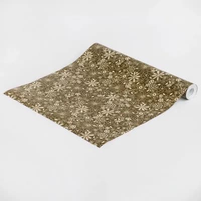 Floral Wall Paper Roll Peel and Stick Removable Vinyl Wallpaper for Accent Walls Cabinets