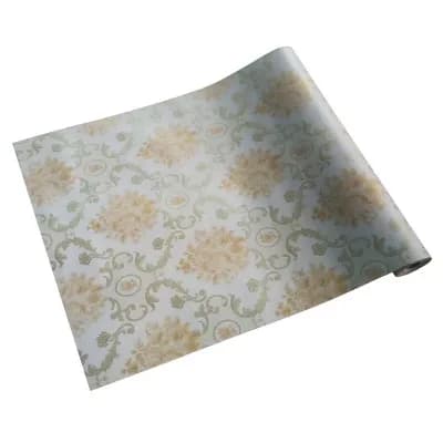 Pretty Flower Peel and Stick Wallpaper Roll Self Adhesive Floral Wall Covering