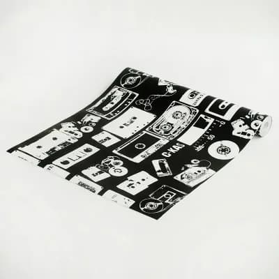 Musical Instruments Peel and Stick Wallpaper Roll Self Adhesive Vinyl Wall Covering for Home Decor