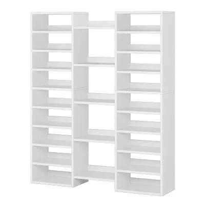 14 tier Tall Shoe Rack Storage Organizer Freestanding Vertical Shoe Shelf for Entryway Bedroom