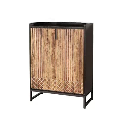 5 tier Shoe Storage Cabinet with Enclosed Doors for Entryway and Bedroom Organization