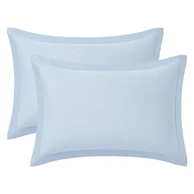 2 Pack Silk Pillowcase, Smooth Cooling Pillow Cases Envelope Closure, Pillow Covers for Women Men