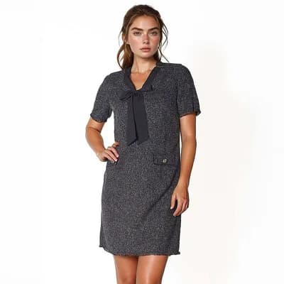 Bow Front Mini Dress