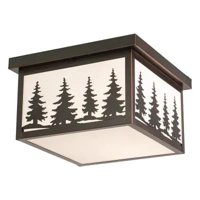 Yosemite 11.5" Tree Outdoor Ceiling Light Burnished Bronze