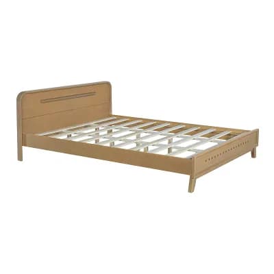 Pnronnc Low Profile Bed Wood Platform Bed Frame