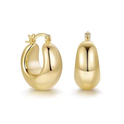 Lightweight Hoop Earrings