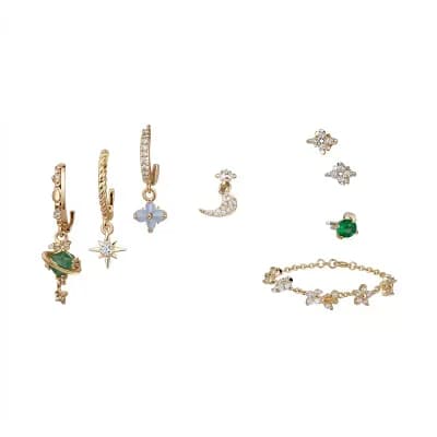 Dangle Stud Earrings Set