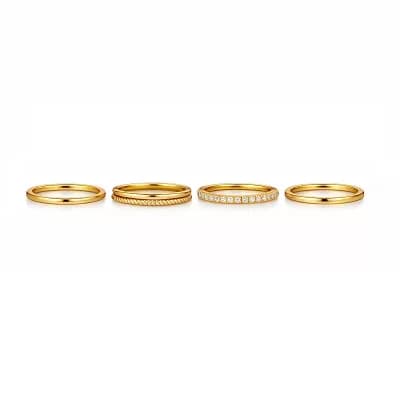 Women Stacking Rings Set