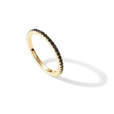 Simulated Diamond Stackable Band