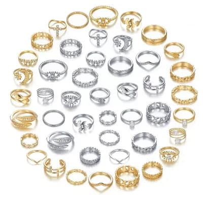 Minimalist Stackable Band Rings