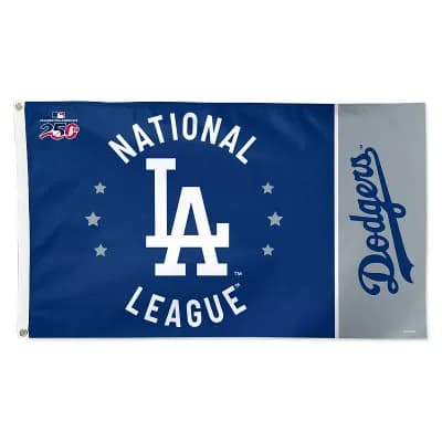 WinCraft Los Angeles Dodgers 3' x 5' One-Sided America 250 Deluxe Flag