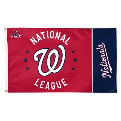 WinCraft Washington Nationals 3' x 5' One-Sided America 250 Deluxe Flag