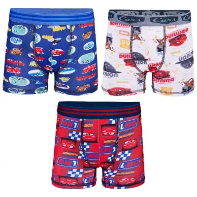 Toddler Boy Disney / Pixar's Cars Lightning McQueen and Friends 3-Pair Athletic Boxer Briefs