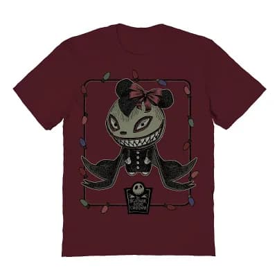 Men's Disney's The Nightmare Before Christmas Lightbulb Frame Graphic Tee