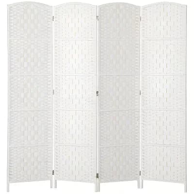 4-Panel Room Divider for Private Spaces or Decorative Backdrop, Foldable