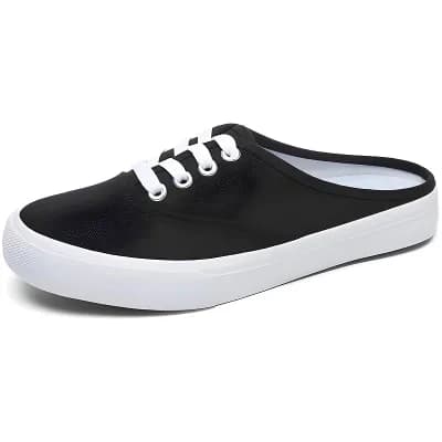 Memory Foam Canvas Mules