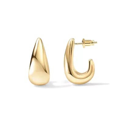 Statement Dome Hoop Earrings
