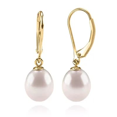 Classic Pearl Dangle Earrings