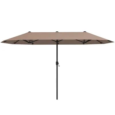 Costway 13 FT Large Patio Umbrella Outdoor Double-Sided Table Market Umbrella for Garden