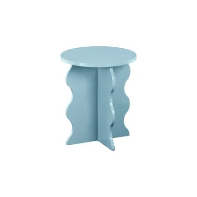 Linon Round Wooden Accent Table