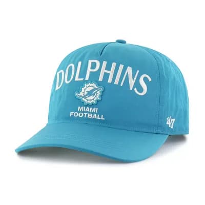 Men's '47 Aqua Miami Dolphins Modernia Hitch Adjustable Hat