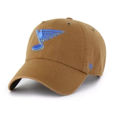 Men's Carhartt x '47 Brown St. Louis Blues Clean Up Adjustable Hat
