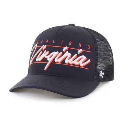 Unisex '47 Navy Virginia Cavaliers brrr° Condor Mesh Hitch Adjustable Hat