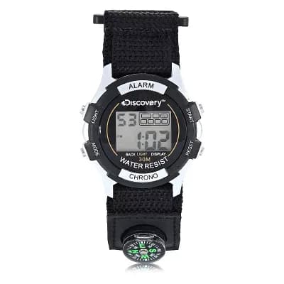 Discovery Kids' Black Compass Digital Watch - DSC6016C