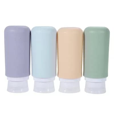 Portable Silicone Travel Container Set 4 pc
