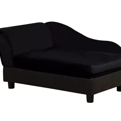 IFMALL Comfortable Small Pet Sofa Bed with Convenient Under-Seat Storage Compartment