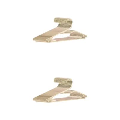 60 Pack Plastic Hangers, Durable Space Saving Clothes Hangers for Clothing, Closet, or Shirts