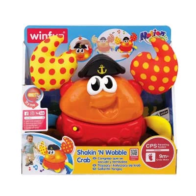 Winfun Shakin N Wobble Crab Interactive Toy