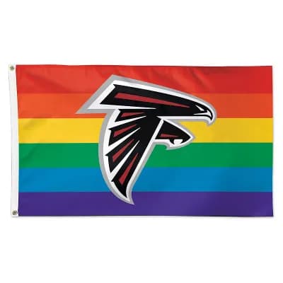 WinCraft Atlanta Falcons 3' x 5' Pride 1-Sided Deluxe Flag