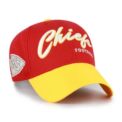 Men's '47 Red Kansas City Chiefs Throwback MVP Adjustable Hat