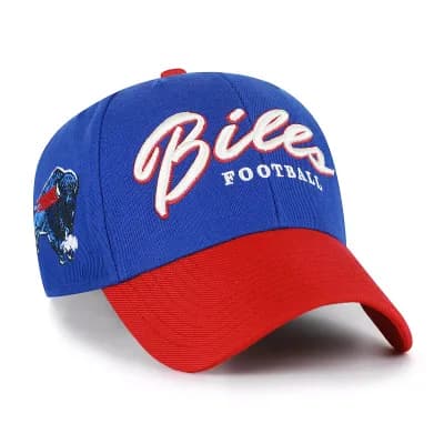 Men's '47 Royal Buffalo Bills Throwback MVP Adjustable Hat