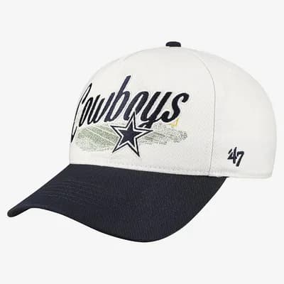 Men's '47 Cream Dallas Cowboys Hitch Adjustable Hat