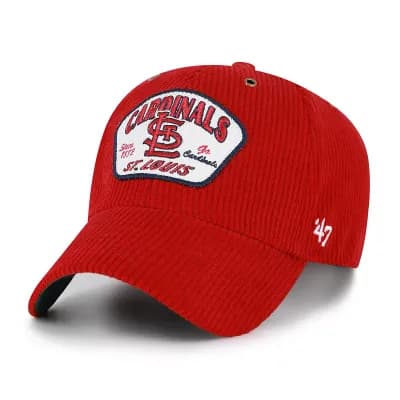 Men's '47 Red St. Louis Cardinals Accordia Corduroy MVP Adjustable Hat