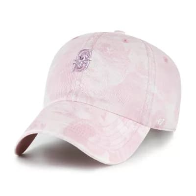 Women's '47 Pink Seattle Mariners Gardenia Clean Up Adjustable Hat