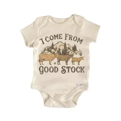 Good Stock Mountain Farm Newborn Baby Onesie®